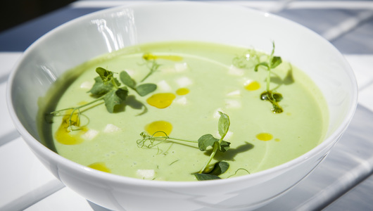 Зелёный суп-пюре