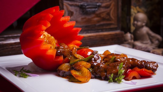 Feed pepper veal
