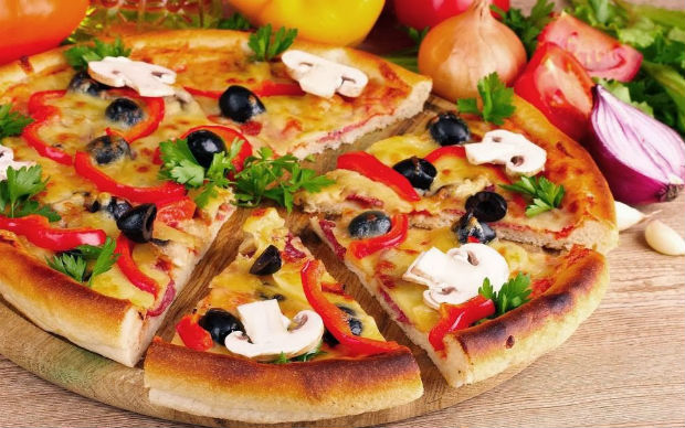 Recipe of farmhouse pizza food factory